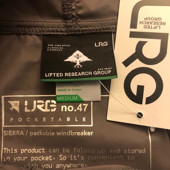 Men’s Sierra LRG Soft-Shell Windbreaker Rain Jacket - Picture 5 of 7